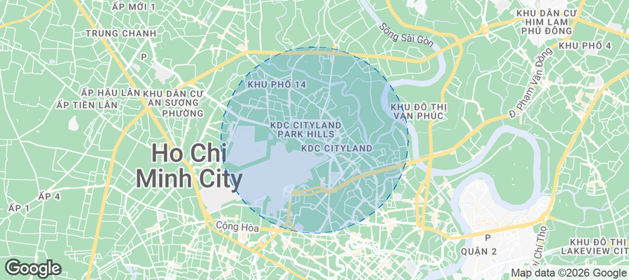 Gò Vấp Airbnb map